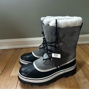 Sorel Black and Gray Winter Boots